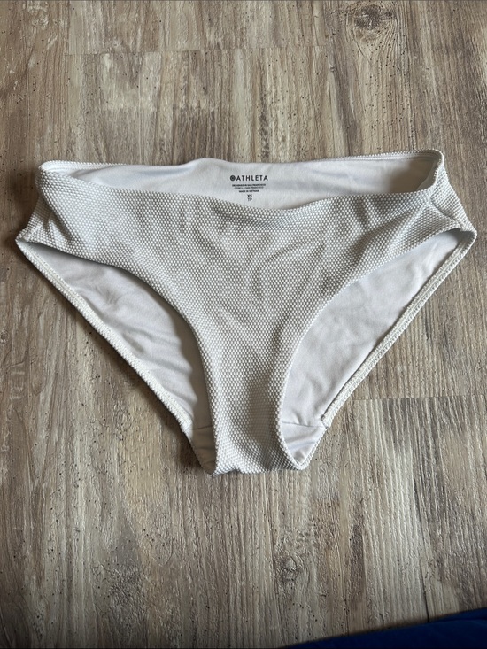 Athleta Other - Athleta White Textured Bikini Bottom XS